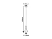 Rabalux Rosehip 72303 függeszték, pezsgő, 1x G9 (max 25 W) foglalat, IP20