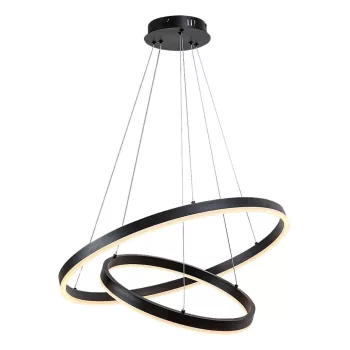 Rabalux Isaure 72305 függeszték, fekete, beépített LED 80 W, 5600 lm, 3000-6500 K, IP20