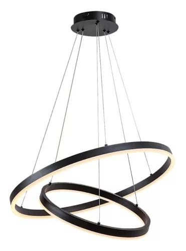 Rabalux Isaure 72305 függeszték, fekete, beépített LED 80 W, 5600 lm, 3000-6500 K, IP20
