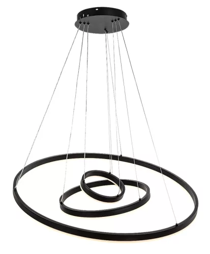 Rabalux Isaure 72306 függeszték, fekete, beépített LED 100 W, 8000 lm, 3000-6500 K, IP20