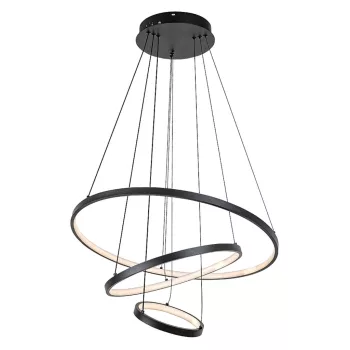 Rabalux Beliza 72346 függeszték, fekete, beépített LED 90 W, 7200 lm, 3000-6500 K, IP20