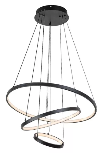 Rabalux Beliza 72346 függeszték, fekete, beépített LED 90 W, 7200 lm, 3000-6500 K, IP20