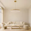 Rabalux Beliza 72347 függeszték, arany, beépített LED 55 W, 4100 lm, 3000 K, IP20
