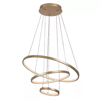 Rabalux Beliza 72349 függeszték, arany, beépített LED 90 W, 7200 lm, 3000-6500 K, IP20