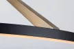 Rabalux Renara 72352 függeszték, fekete/ arany, beépített LED 40 W, 1850 lm, 3000 K, IP20
