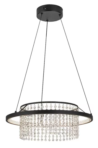 Rabalux Maribell 72353 függeszték, fekete, beépített LED 40 W, 2250 lm, 3000, 3500, 4000 K, IP20