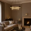Rabalux Maribell 72353 függeszték, fekete, beépített LED 40 W, 2250 lm, 3000, 3500, 4000 K, IP20