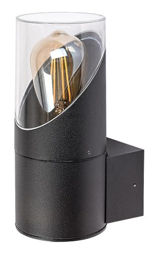 Rábalux 7236 NOVIGRAD kültéri fali lámpa fekete színben, E27 foglalattal, IP54 védettséggel ( Rábalux 7236 )