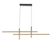 Rabalux Severine 72366 függeszték, fekete/ arany, beépített LED 40 W, 2000 lm, 3000 K, IP20
