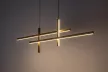 Rabalux Severine 72366 függeszték, fekete/ arany, beépített LED 40 W, 2000 lm, 3000 K, IP20