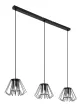 Rabalux Emerencia 72371 függeszték, fekete, 3x E27 (max 40 W) foglalat, IP20