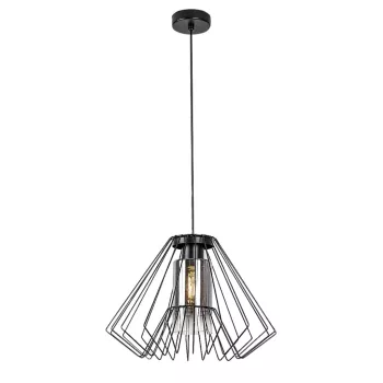 Rabalux Emerencia 72372 függeszték, fekete, 1x E27 (max 40 W) foglalat, IP20