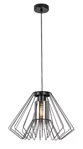 Rabalux Emerencia 72372 függeszték, fekete, 1x E27 (max 40 W) foglalat, IP20