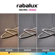 Rabalux Nevira 72403 függeszték, csiszolt kávébarna, beépített LED 45 W, 3150 lm, 3000-6500 K, IP20