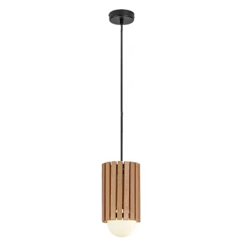 Rabalux Noxelle 72420 függeszték, matt fekete/ tölgy, 1x G9 (max 5 W) foglalat, IP20