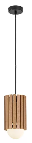 Rabalux Noxelle 72420 függeszték, matt fekete/ tölgy, 1x G9 (max 5 W) foglalat, IP20