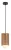 Rabalux Noxelle 72420 függeszték, matt fekete/ tölgy, 1x G9 (max 5 W) foglalat, IP20