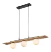 Rabalux Noxelle 72421 függeszték, matt fekete/ tölgy, 3x G9 (max 5 W) foglalat, IP20