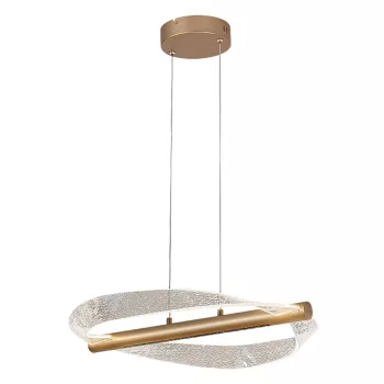 Rabalux Olyssia 72463 függeszték, arany, beépített LED 24 W, 1300 lm, 3000 K, IP20