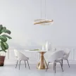 Rabalux Olyssia 72463 függeszték, arany, beépített LED 24 W, 1300 lm, 3000 K, IP20
