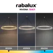 Rabalux Rivona 72471 függeszték, arany, beépített LED 24 W, 1700 lm, 3000-6500 K, IP20