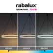 Rabalux Seraphiel 72478 függeszték, fekete, beépített LED 24 W, 1610 lm, 3000-6500 K, IP20