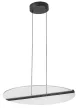 Rabalux Norael 72483 függeszték, matt fekete, beépített LED 24 W, 1570 lm, 3000 K, IP20