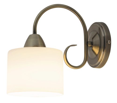 Rábalux 7274 EDITH beltéri fali lámpa antik sárgaréz színben, E27 foglalattal, IP20 védettséggel ( Rábalux 7274 )