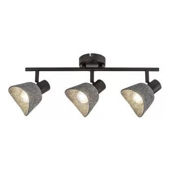 Rabalux Farelia 73007 spotlámpa, fekete, 3x E14 (max 10 W) foglalat, IP20