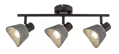 Rabalux Farelia 73007 spotlámpa, fekete, 3x E14 (max 10 W) foglalat, IP20