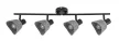 Rabalux Farelia 73008 spotlámpa, fekete, 4x E14 (max 10 W) foglalat, IP20