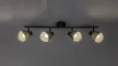 Rabalux Farelia 73008 spotlámpa, fekete, 4x E14 (max 10 W) foglalat, IP20