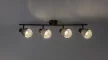 Rabalux Farelia 73008 spotlámpa, fekete, 4x E14 (max 10 W) foglalat, IP20