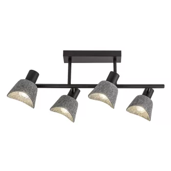Rabalux Farelia 73010 mennyezeti lámpa, fekete, 4x E14 (max 10 W) foglalat, IP20