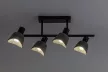 Rabalux Farelia 73010 mennyezeti lámpa, fekete, 4x E14 (max 10 W) foglalat, IP20