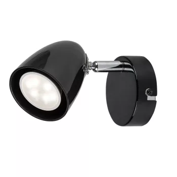 Rabalux Perico 73015 fali lámpa, fekete, 1x GU10 (max 5 W) foglalat, IP20