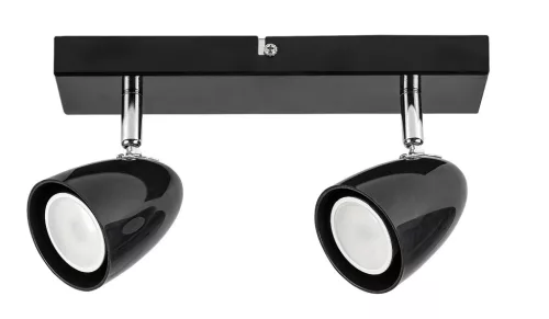 Rabalux Perico 73017 mennyezeti lámpa, fekete, 2x GU10 (max 5 W) foglalat, IP20