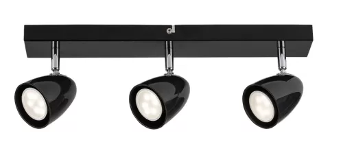 Rabalux Perico 73019 mennyezeti lámpa, fekete, 3x GU10 (max 5 W) foglalat, IP20