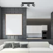 Rabalux Perico 73019 mennyezeti lámpa, fekete, 3x GU10 (max 5 W) foglalat, IP20