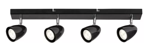 Rabalux Perico 73021 mennyezeti lámpa, fekete, 4x GU10 (max 5 W) foglalat, IP20