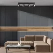 Rabalux Perico 73021 mennyezeti lámpa, fekete, 4x GU10 (max 5 W) foglalat, IP20