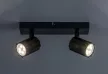 Rabalux Rogelio 73024 mennyezeti lámpa, matt fekete, 2x GU10 (max 5 W) foglalat, IP20