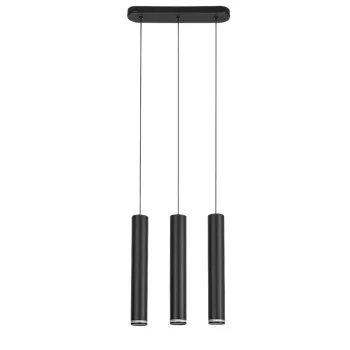 Rabalux Senobia 73037 függeszték, fekete, 3x GU10 (max 5 W) foglalat, IP20