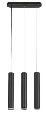 Rabalux Senobia 73037 függeszték, fekete, 3x GU10 (max 5 W) foglalat, IP20