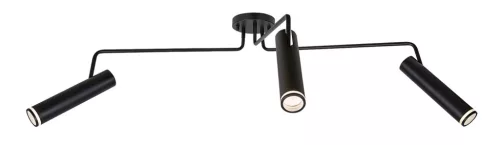 Rabalux Senobia 73039 mennyezeti lámpa, fekete, 3x GU10 (max 35 W) foglalat, IP20