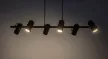 Rabalux Maximilian 73045 függeszték, matt fekete, 6x GU10 (max 25 W) foglalat, IP20
