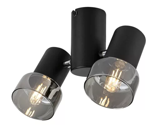 Rabalux Hatice 73053 spotlámpa, fekete, 2x E14 (max 15 W) foglalat, IP20