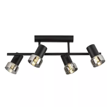 Rabalux Hatice 73054 spotlámpa, fekete, 4x E14 (max 15 W) foglalat, IP20