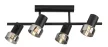 Rabalux Hatice 73054 spotlámpa, fekete, 4x E14 (max 15 W) foglalat, IP20
