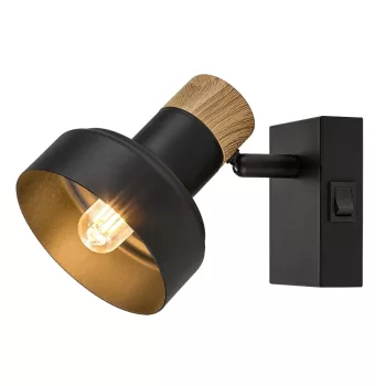 Rabalux Saskia 73055 spotlámpa, fekete, 1x E14 (max 15 W) foglalat, IP20